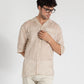 LINEN FLAP POCKET SHORT SLEEVES SHIRT