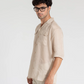 LINEN FLAP POCKET SHORT SLEEVES SHIRT