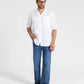 LINEN FLAP POCKET SHORT SLEEVES SHIRT