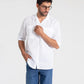 LINEN FLAP POCKET SHORT SLEEVES SHIRT