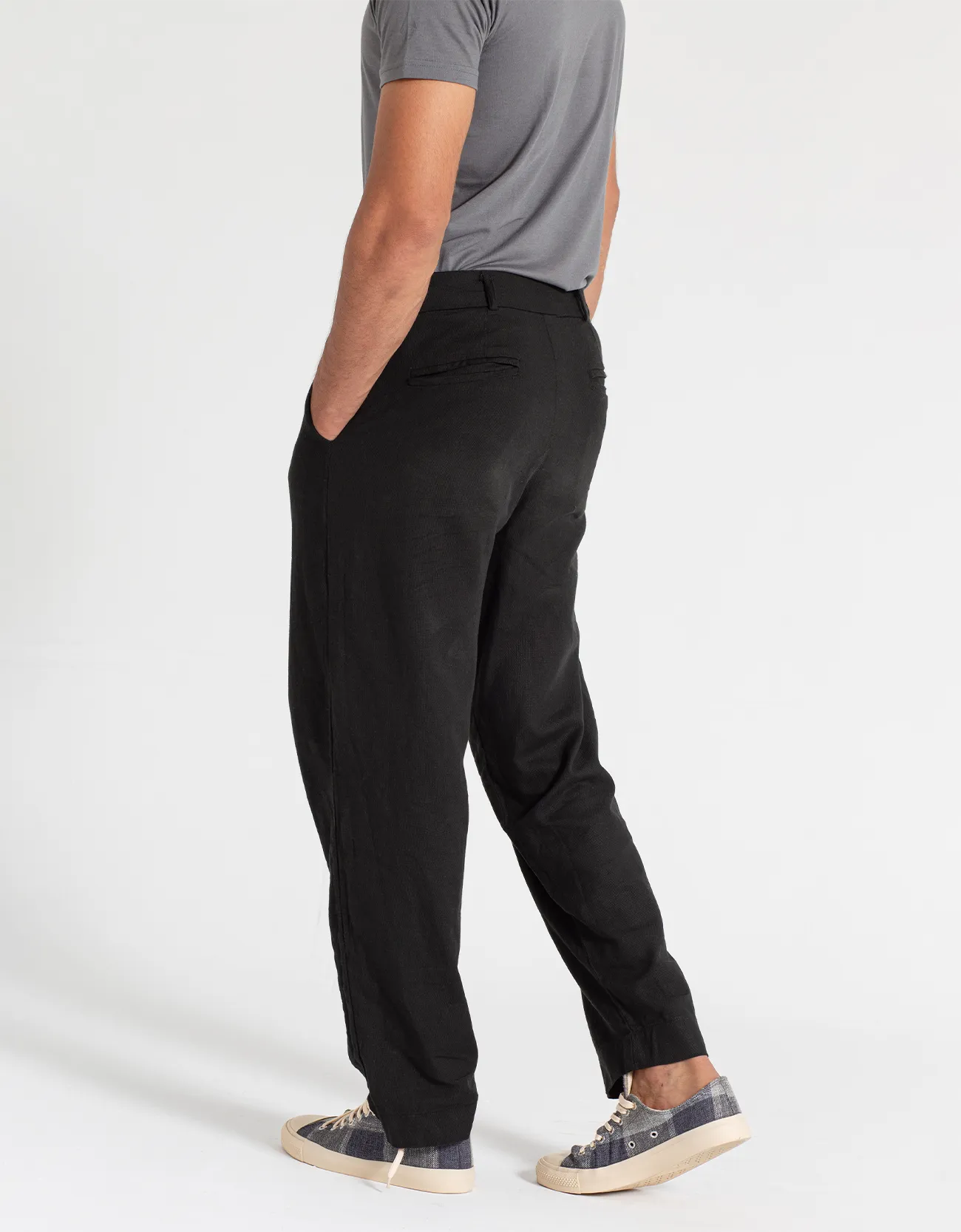 MEN’S JACQUARD TRAILORED PANTS
