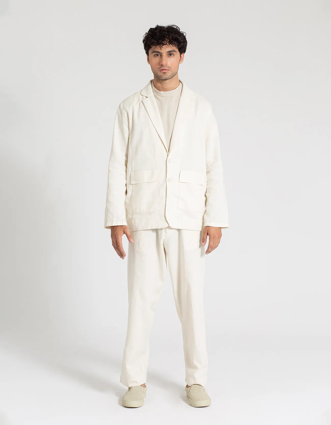 MEN’S JACQUARD TRAILORED PANTS