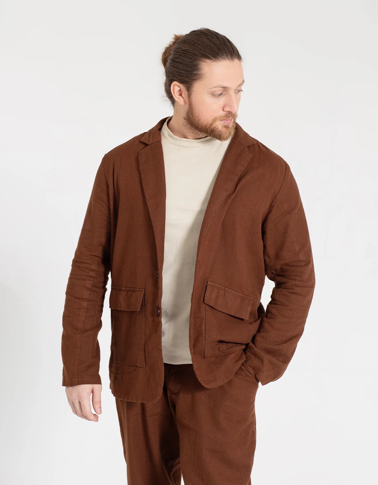 JACQUARD CASUAL BLAZER