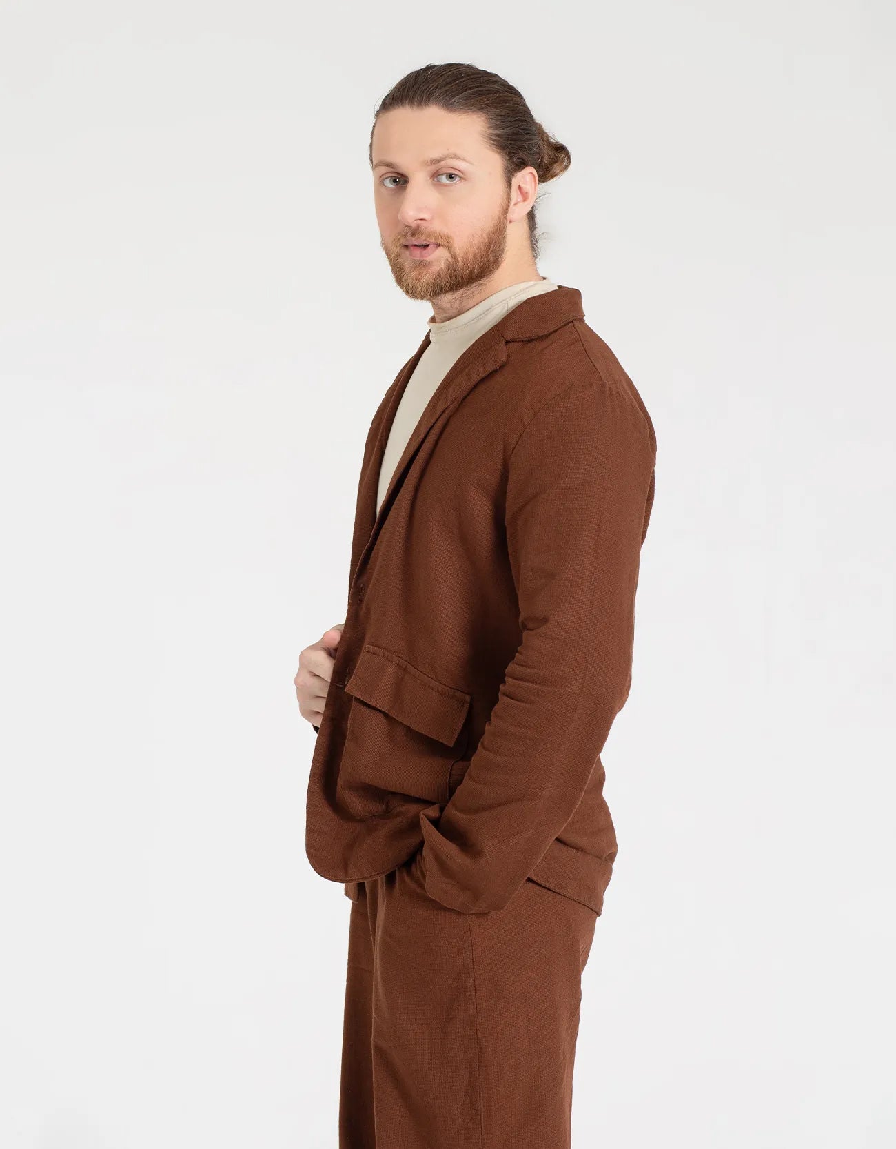 JACQUARD CASUAL BLAZER