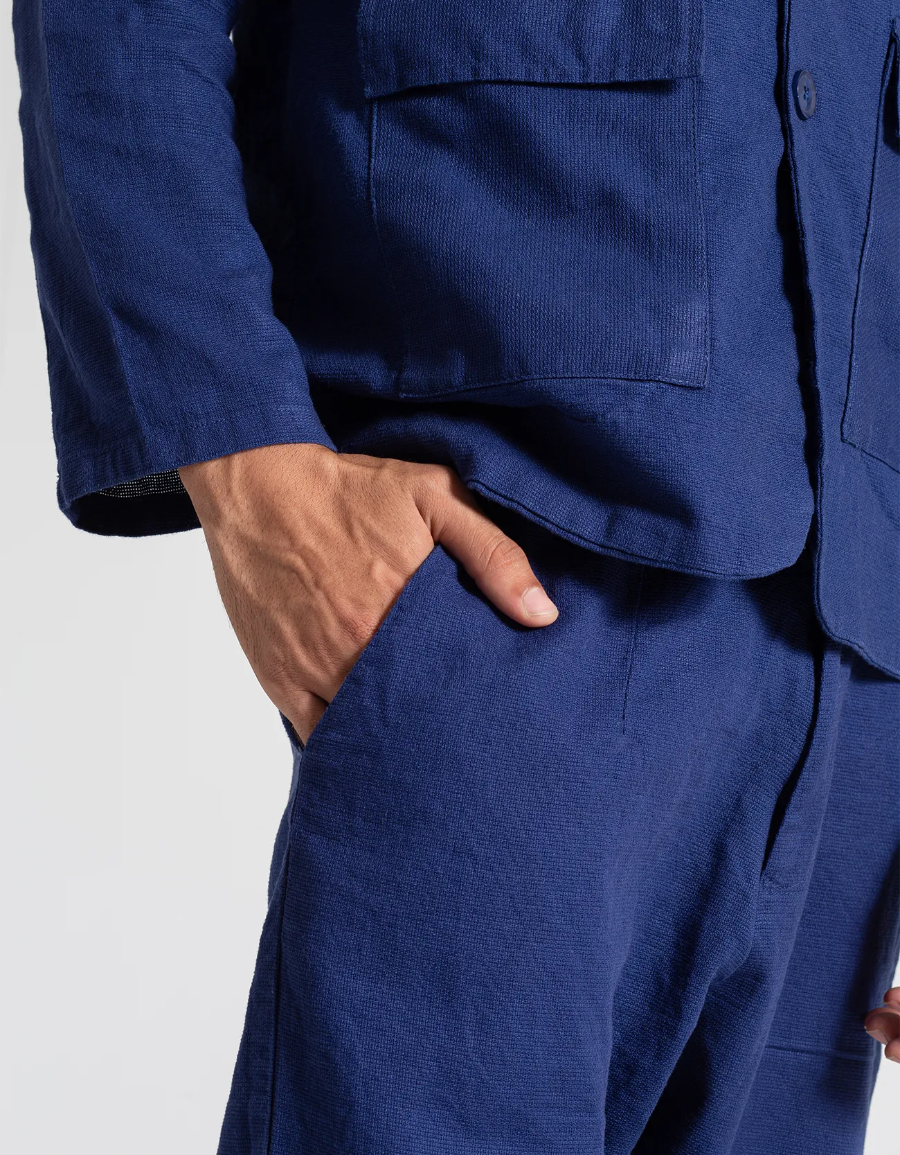 MEN’S JACQUARD TRAILORED PANTS