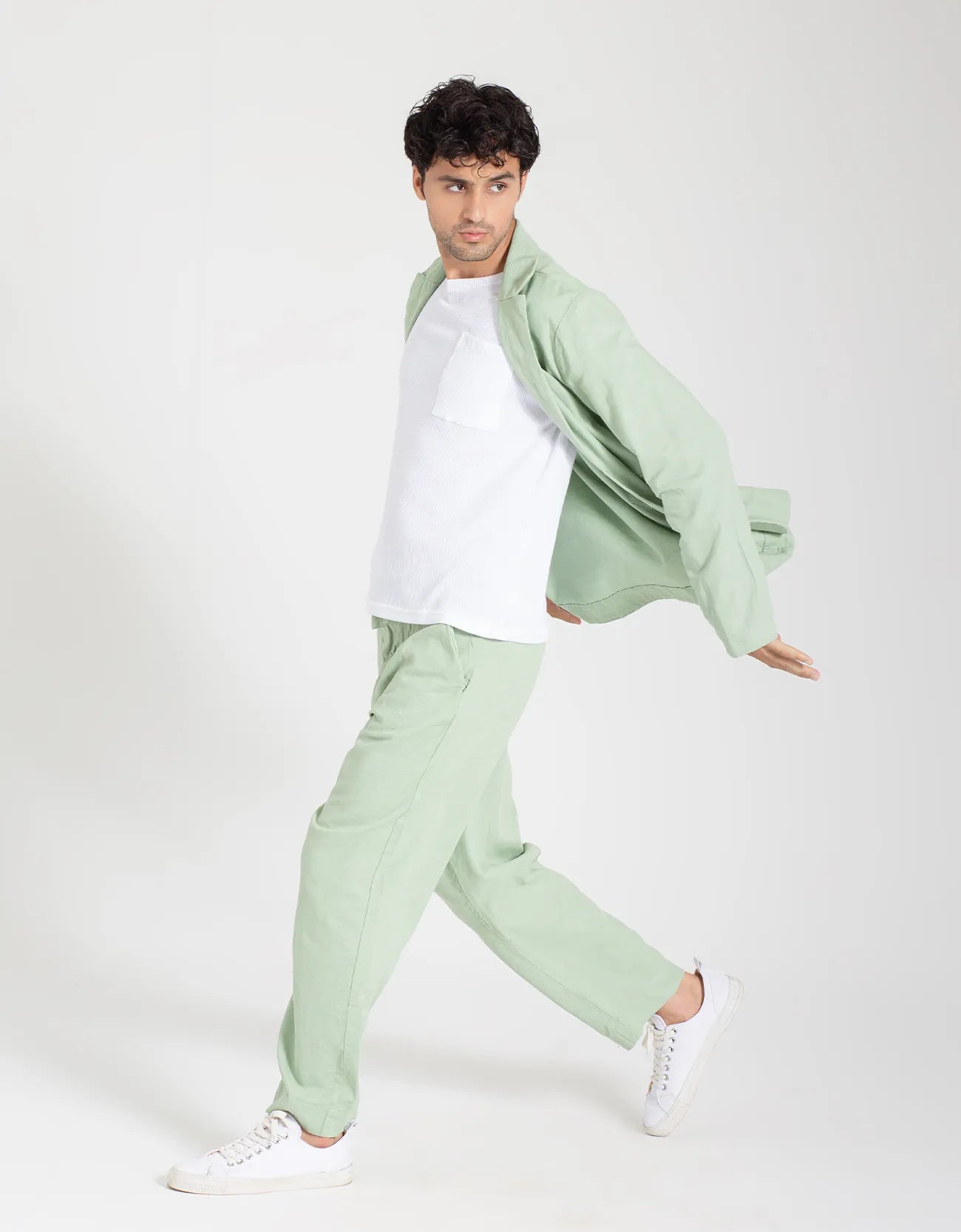 MEN’S JACQUARD TRAILORED PANTS