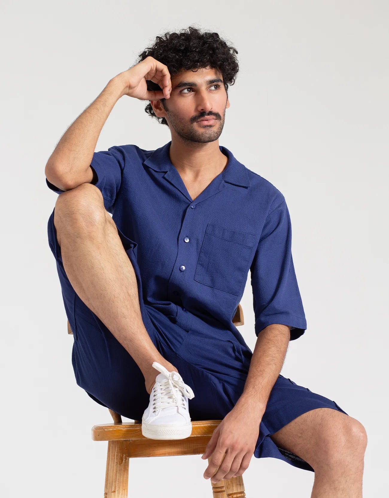 JACQUARD CHEST POCKET SHIRT