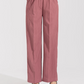 TEXTURED WIDE LEG PANTS