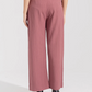 TEXTURED WIDE LEG PANTS