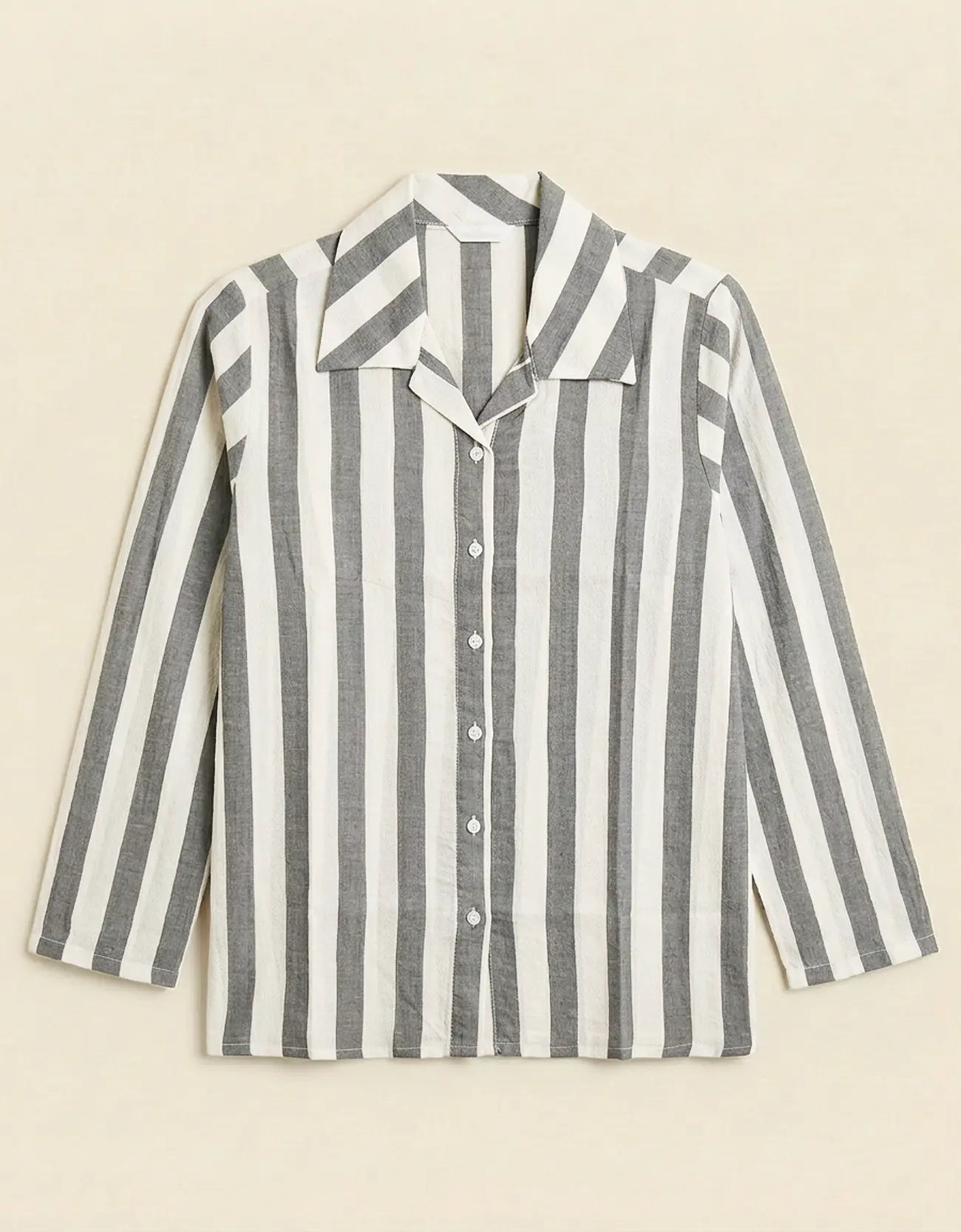 STRIPED SLEEPWEAR SHIRT