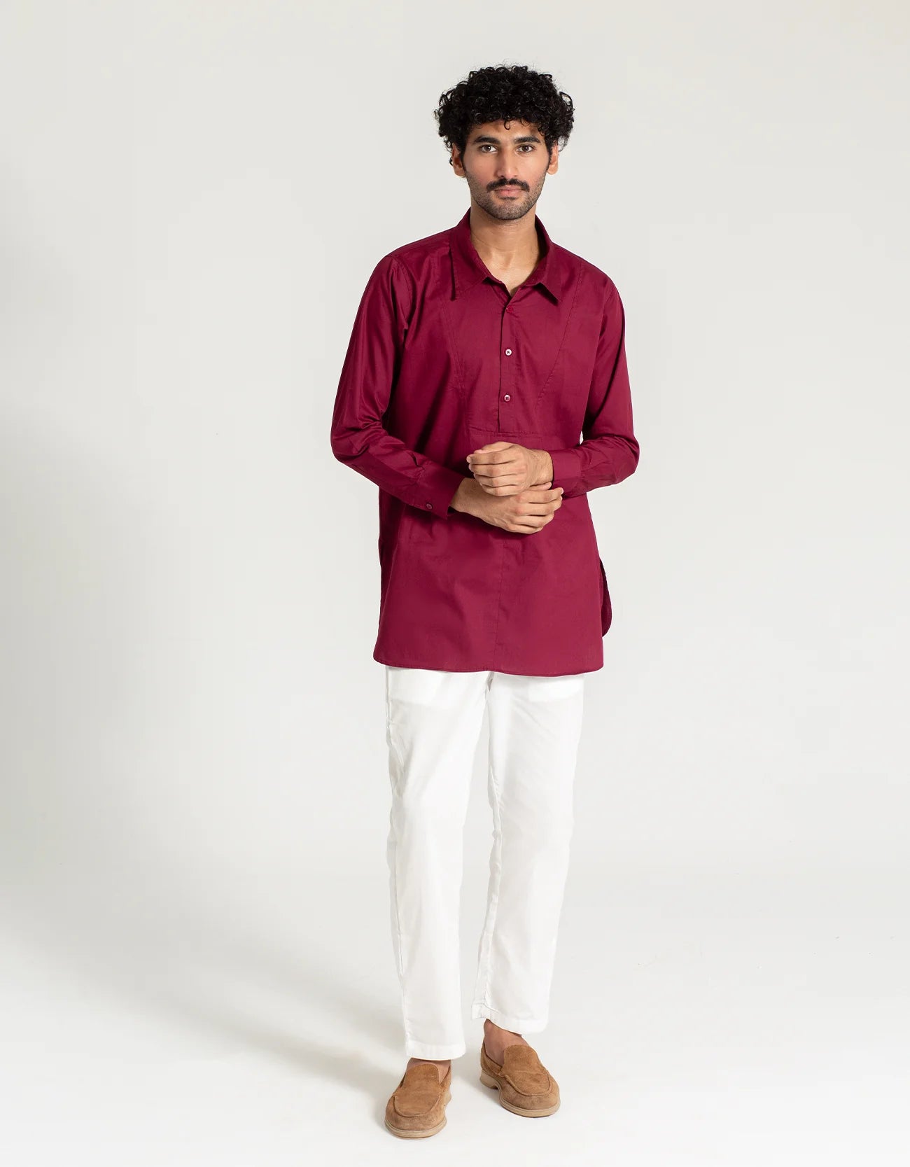MEN'S COLLAR KURTA