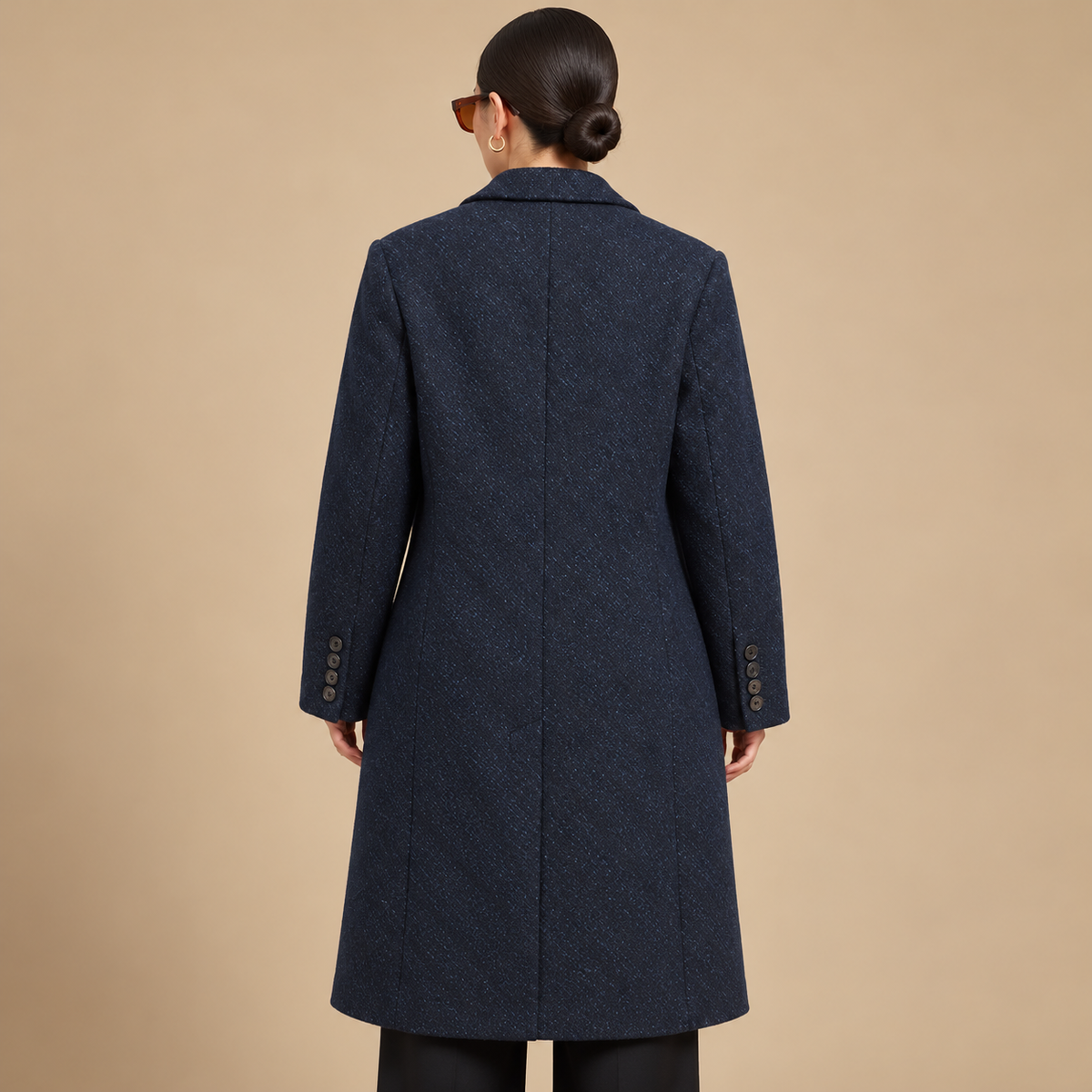 OVERCOAT WITH WELT POCKETS