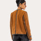 CROPPED SUEDE LEATHER JACKET