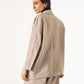 OVERSIZED TEXTURED BLAZER