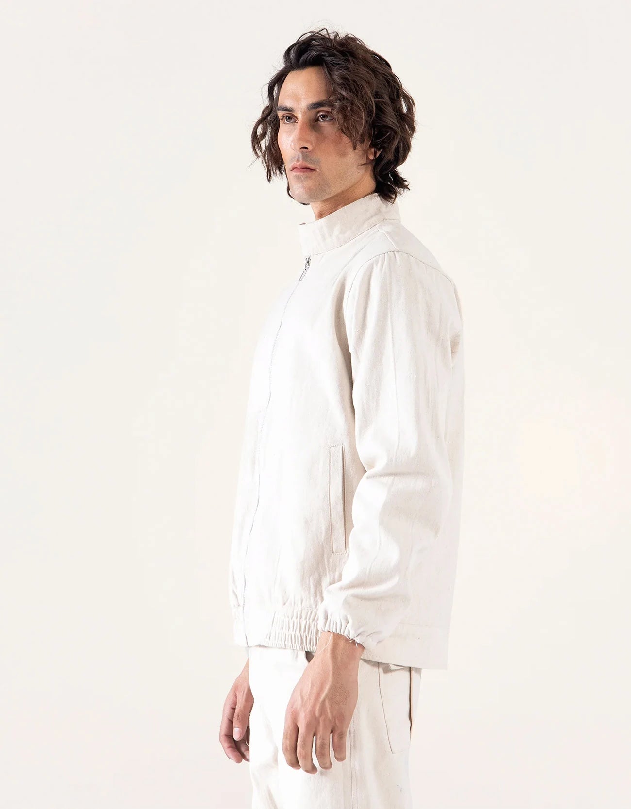 CANVAS BOMBER JACKET
