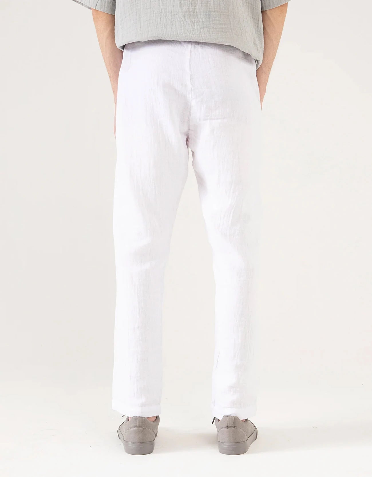 MUSLIN DRAWSTRING TROUSER