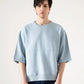 HALF SLEEVES CREW NECK SWEATSHIRT