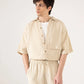 MUSLIN OVERSIZED PATCH POCKET OVERSHIRT