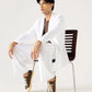 OVERSIZED TAILORED PANAMA BLAZER