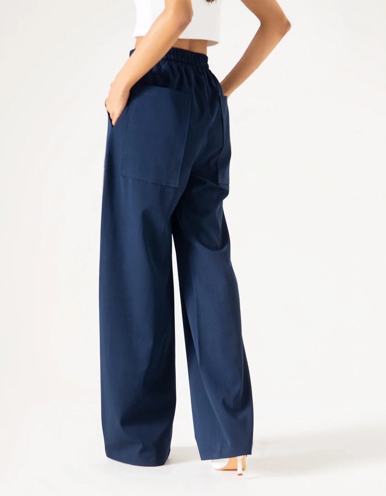 WIDE LEG PANAMA TROUSER