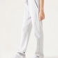 STRAIGHT FLEECE TROUSER WITH SLIT