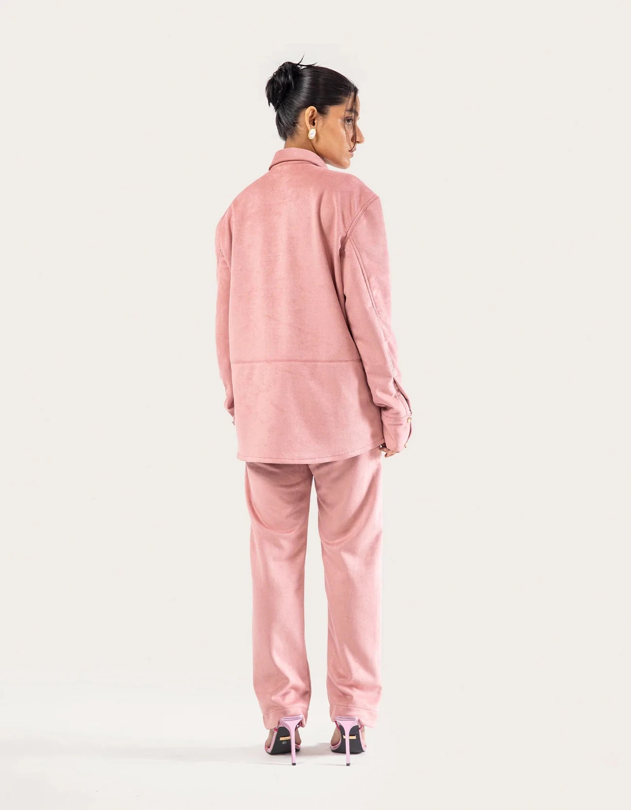 CLASSIC SUEDE BUTTON DOWN SHIRT