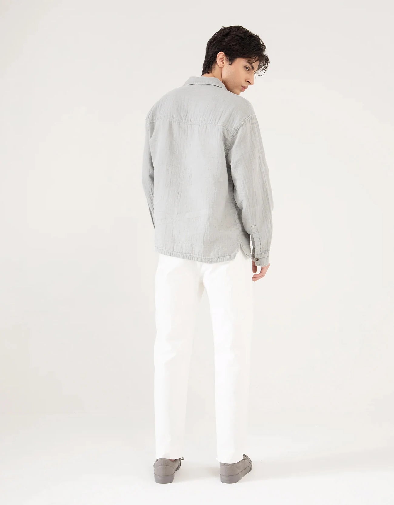 MUSLIN CAMP COLLAR SHIRT