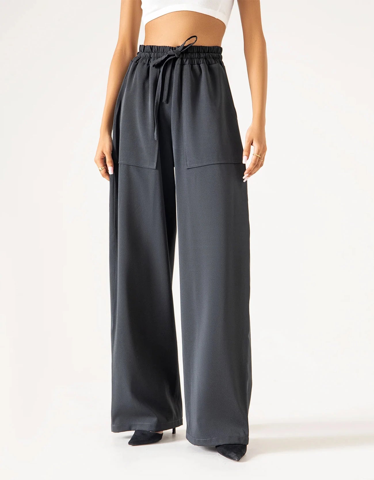 WIDE LEG PANAMA TROUSER
