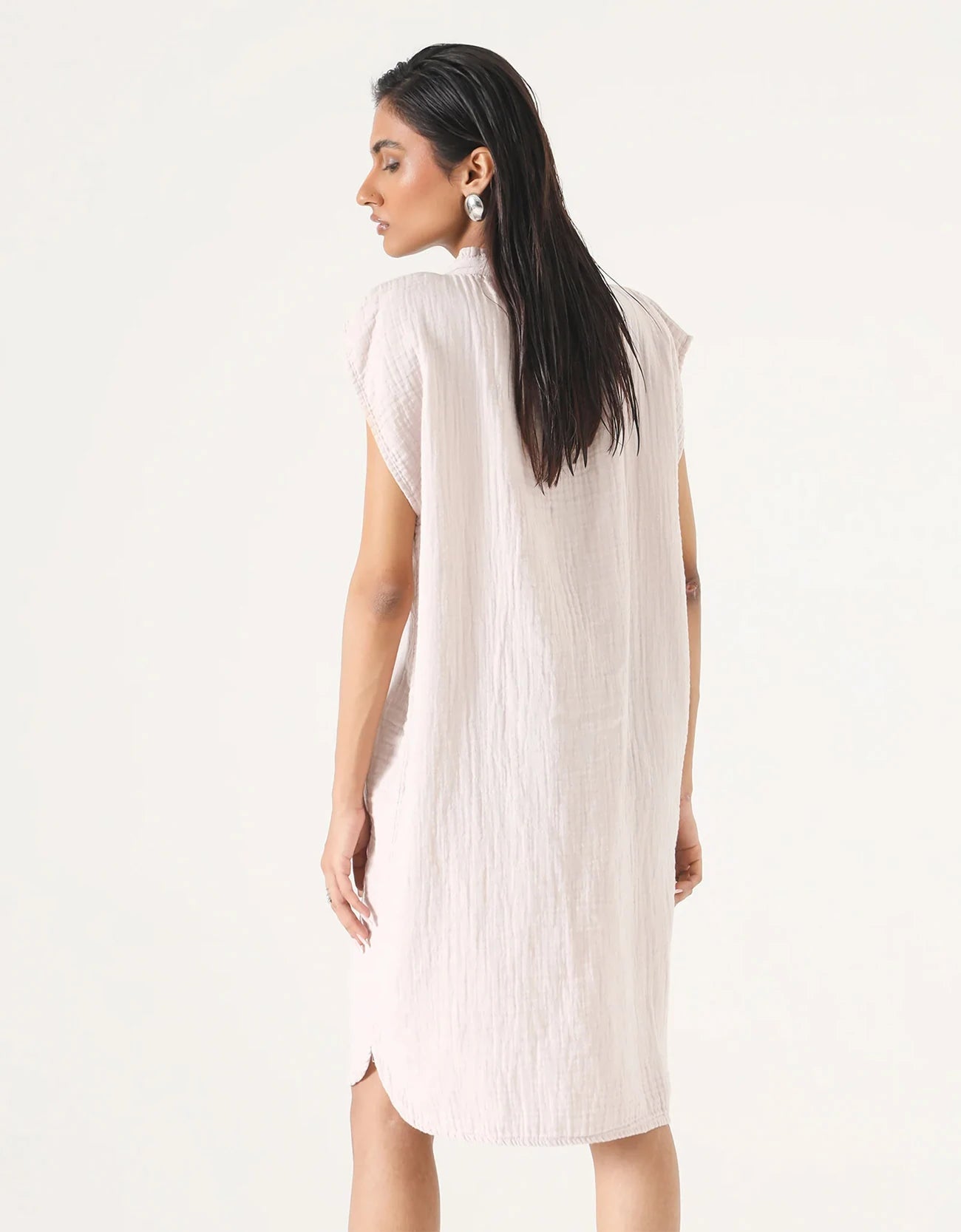 MUSLIN MIDI DRESS