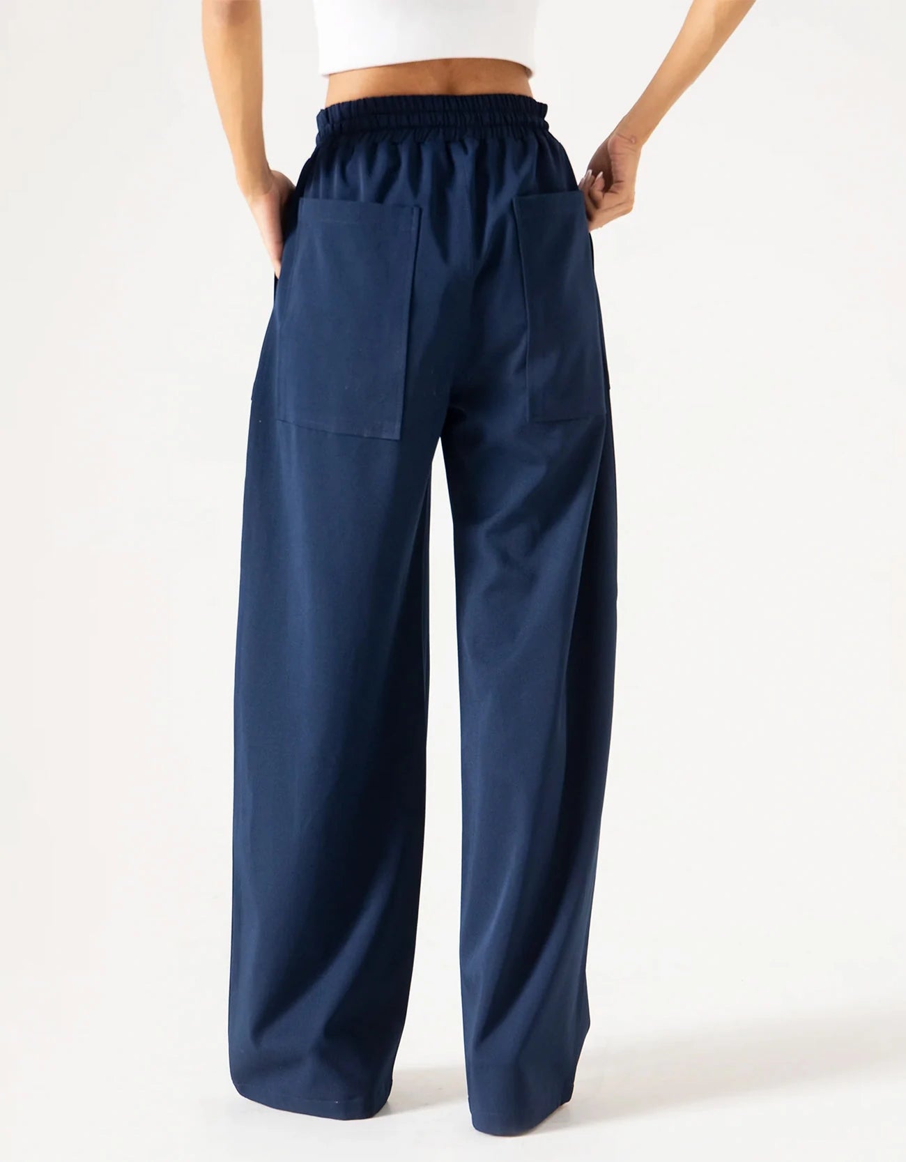 WIDE LEG PANAMA TROUSER