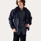 DENIM ZIPPER HOODIE