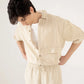 MUSLIN OVERSIZED PATCH POCKET OVERSHIRT