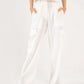 TEXTURED CARGO WIDELEG PANTS