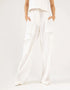 TEXTURED CARGO WIDELEG PANTS