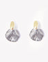 SHELL SHAPED PENDANT EARRINGS