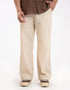 WAFFLE TEXTURED RELAXED PANTS