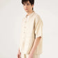 MUSLIN OVERSIZED PATCH POCKET OVERSHIRT