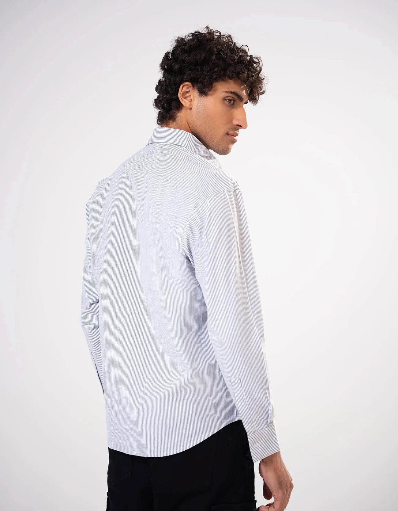 STRIPED SEM-FORMAL SHIRT