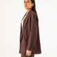 OVERSIZED TEXTURED BLAZER