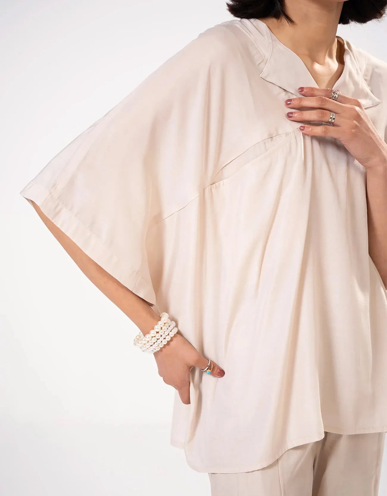 OVERSIZED SAFARI BLOUSE