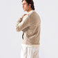 CONTRAST CORDUROY BOMBER JACKET