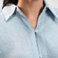 TEXTURED BUTTON DOWN SHIRT