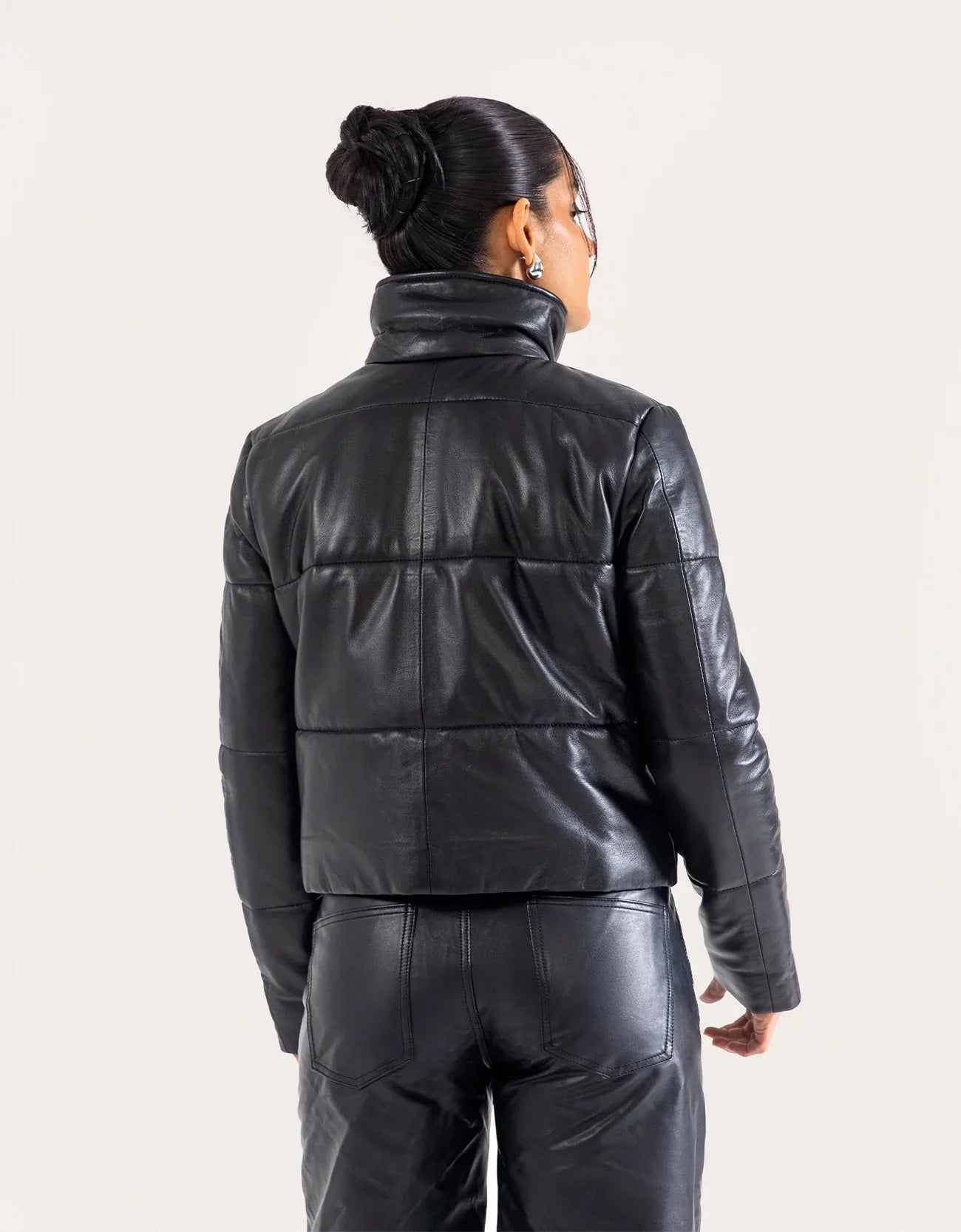 CROPPED LEATHER JACKET