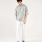 MUSLIN OVERSIZED PATCH POCKET OVERSHIRT
