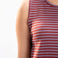 STRIPED CROPPED TANK TOP