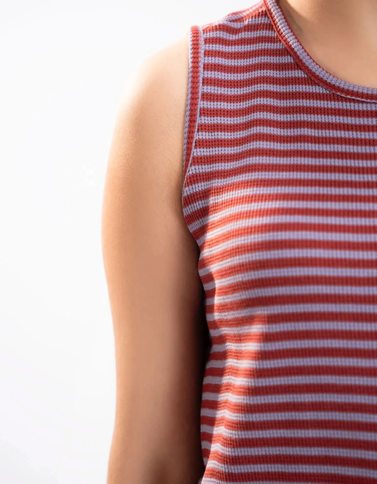 STRIPED CROPPED TANK TOP