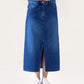 DENIM MIDI SKIRT