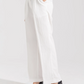 TEXTURED WIDE LEG PANTS