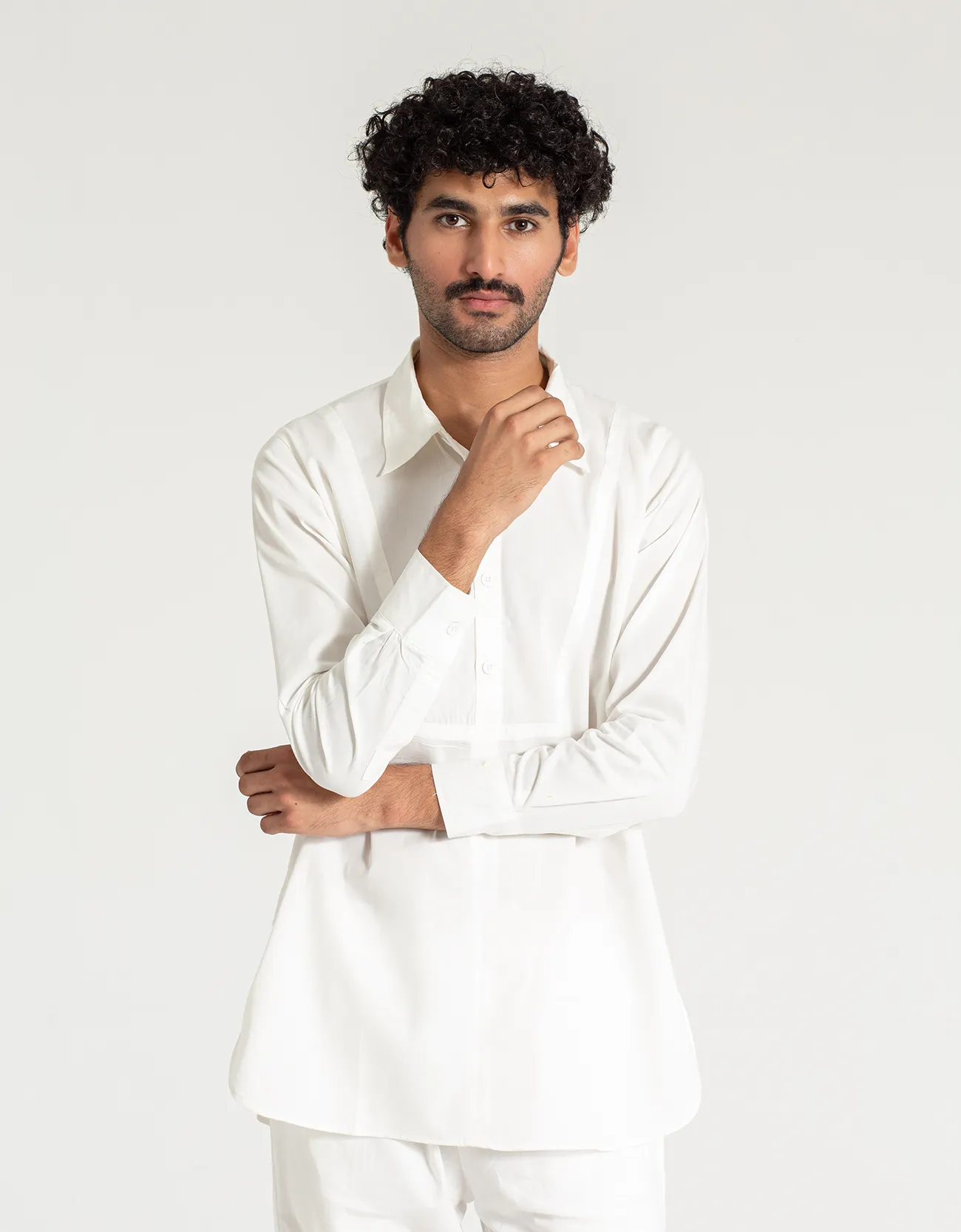 MEN'S COLLAR KURTA