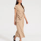 MIDI DRAPERY DRESS